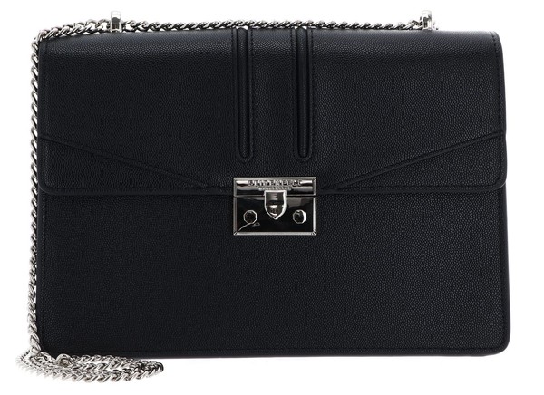 Seidenfelt Manufaktur Roros Big Abendtasche Tasche Black / Silver Schwarz-image