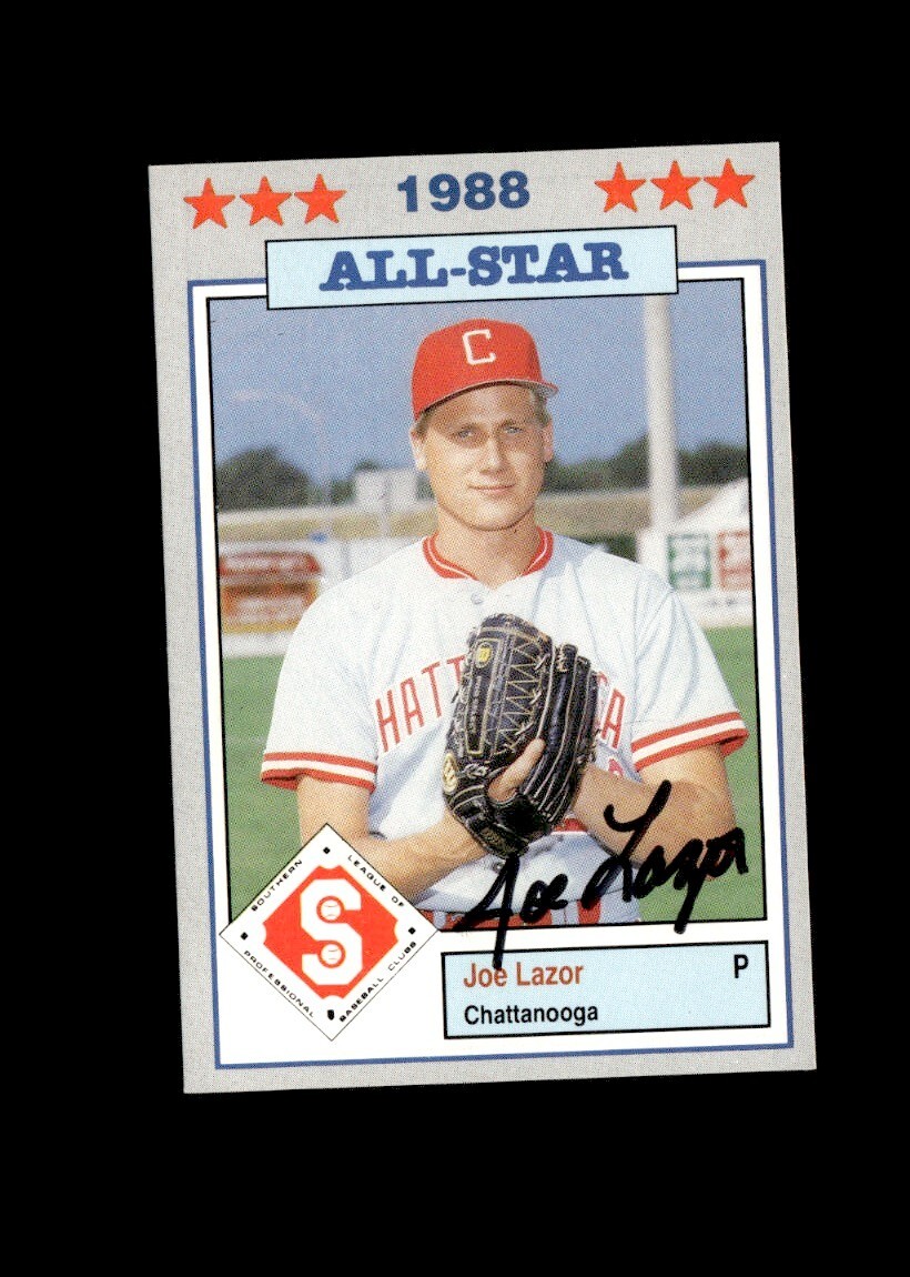 Joe Lazor 1988 Southern League All-Stars Reds authentic autographed ...