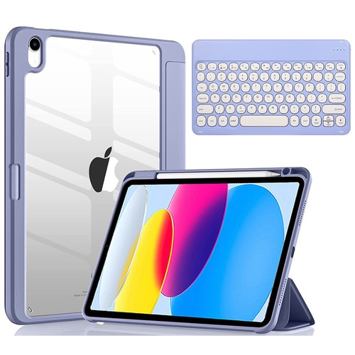 For iPad 10th Generation 10.9inch 2022 Smart Keyboard Tablet Case Cover+Mouse - Picture 32 of 75