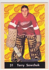 93/94 PARKHURST..TERRY SAWCHUK..PARKIE REPRINTS..CARD # PR-37..RED WINGS