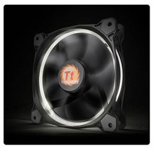 Thermaltake CL-F038-PL12-WT-A Riing 12 High Static Pressure White LED Fan