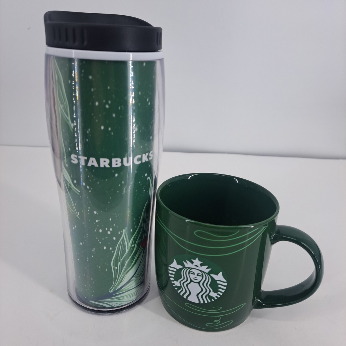 Starbucks Christmas Holiday Holly Berry 16oz Travel Mug 2020 Coffee Tumbler  12oz