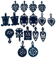 OldMiniature Cast Iron Trivet Lot Salesman Sample Mini Toy Collectibles 17 Pcs