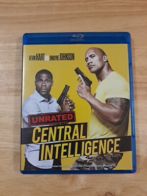 Central Intelligence Unrated Blu-ray 2016 Dwayne Johnson Kevin Hart