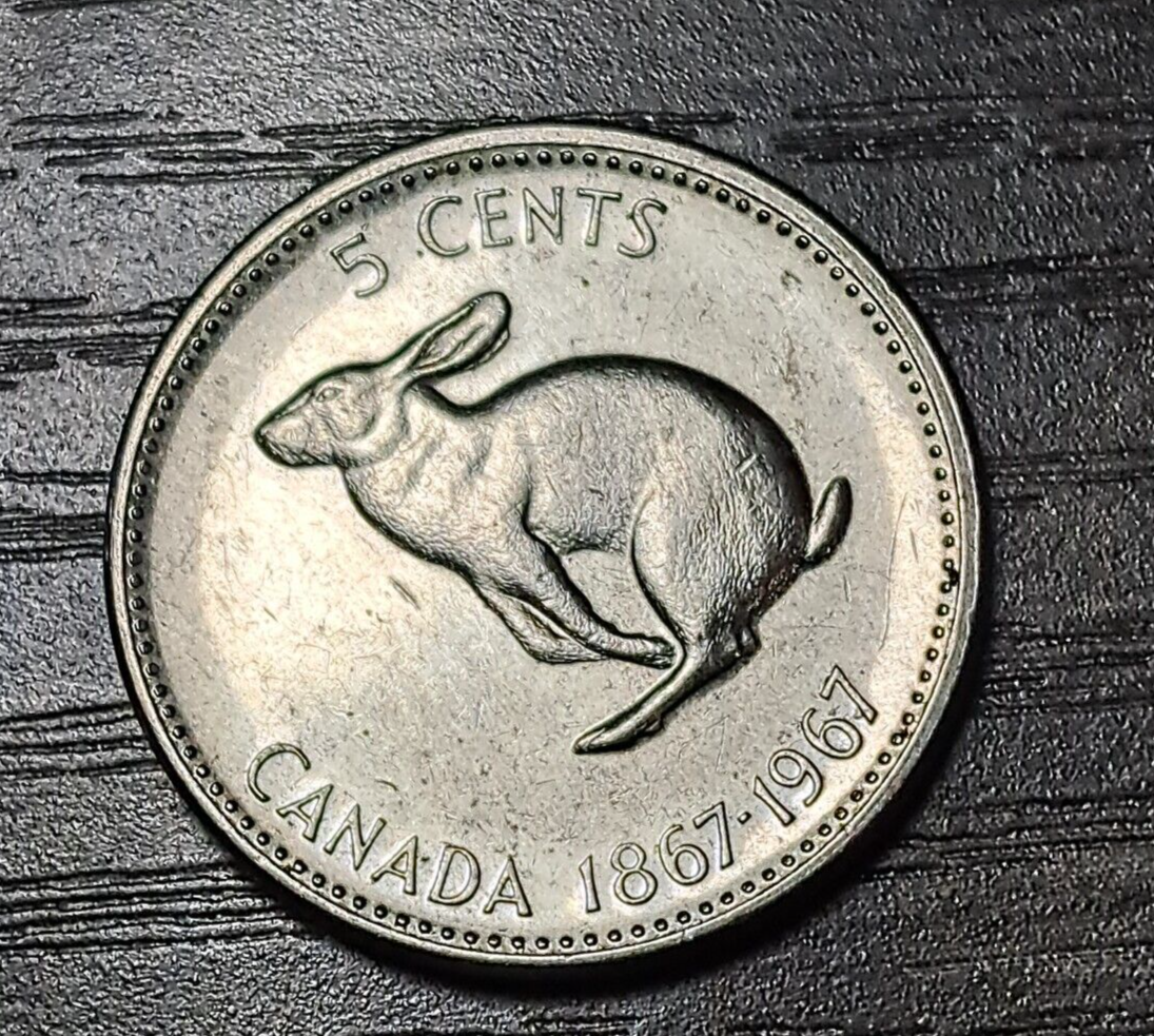 1967 CANADA CENTENNIAL 5 CENTS NICKEL | eBay