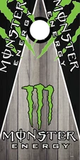 Corn Hole Board Wrap - Monster Energy Set Cornhole