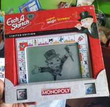 NEW ETCH A SKETCH 60th Anniversary Monopoly Edition LIMITED EDITION