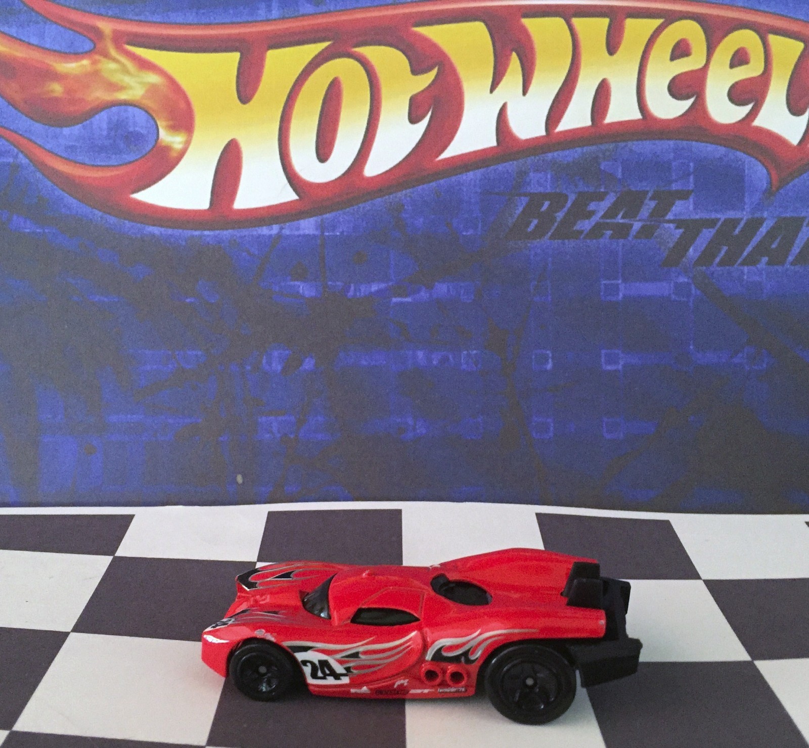 Hot Wheels 2009 Mystery Car 182 Prototype H24 Red 5sp/black