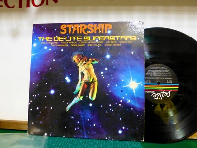THE DE-LITE SUPERSTARS STARSHIP  FUNK.  / DISCO  2 LP SET NEAR MINT