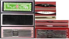 THE TULIP : BRAND 10 Crochet Hooks 0.70mm No : 18 UNUSED Made in Japan in Box