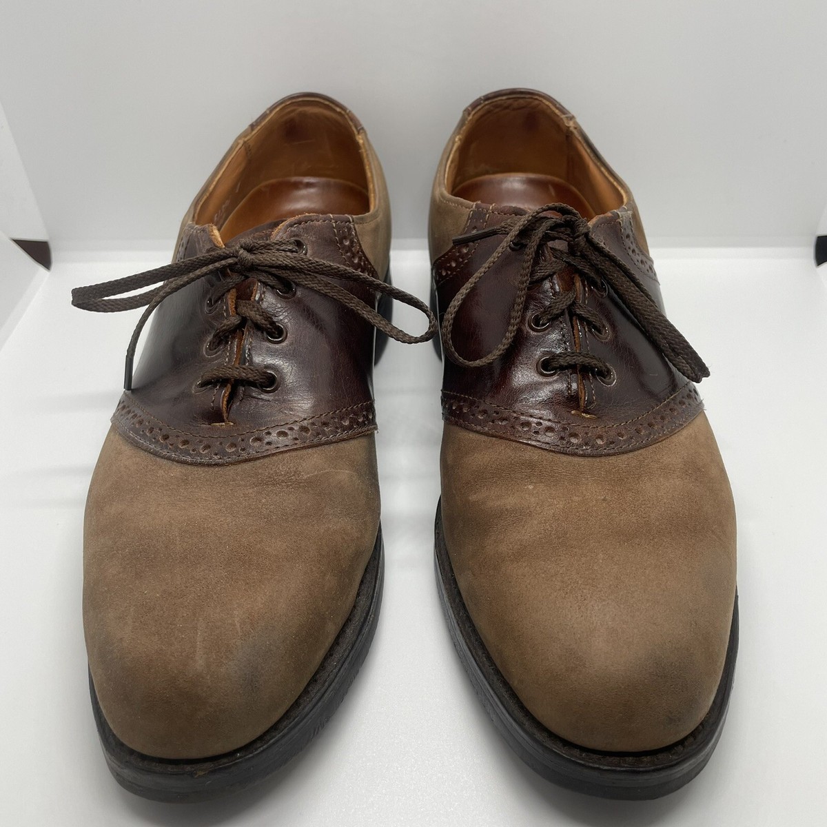 Allen Edmonds Men\'s Oxford Shoes - Dark Brown  Suede ~ SZ 9D Dean Oxfords - Suede - Men main image 3