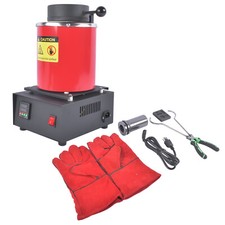 With 1KG/2KG/3KG Graphite Crucible  Ingot Mold Electric Gold Melting Furnace