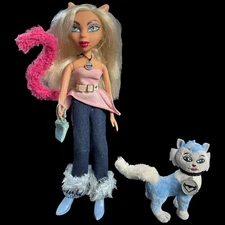 Mystikats Half Girl Half Cat Siva Doll & Accessories Playhut HTF Rare Vtg Doll