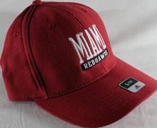 Adidas Adult Fitted Small/Medium Miami Redhawks NCAA Baseball Hat Cap NEW