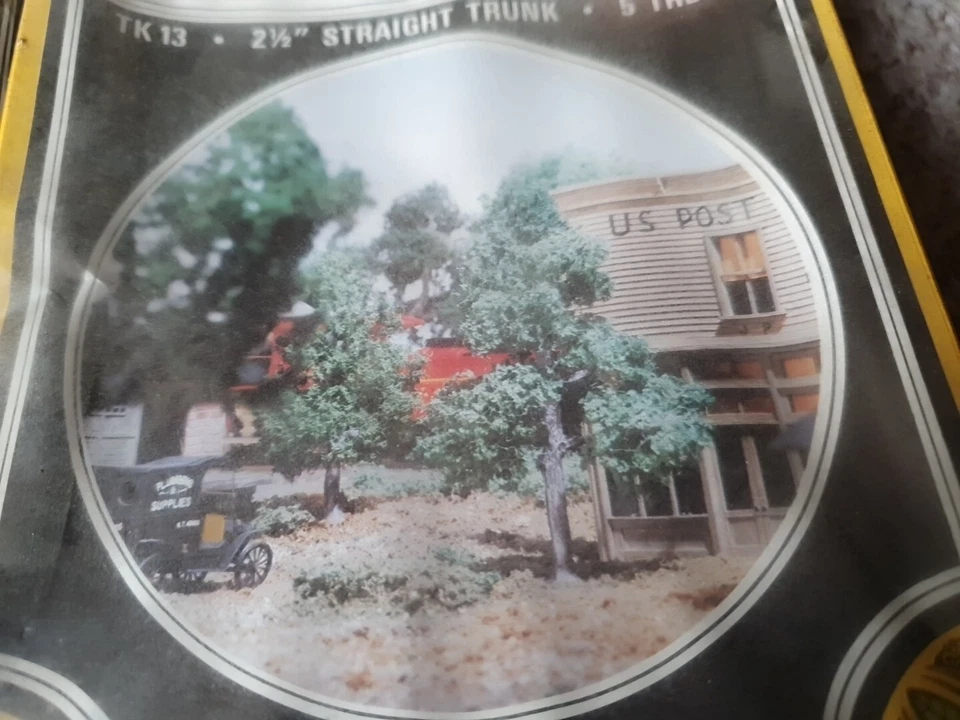 Vintage BNIB Woodland Scenics Trees  TK13 & TK18 OO Or HO Gauge & Lichen & Cork  - Image 4 of 4