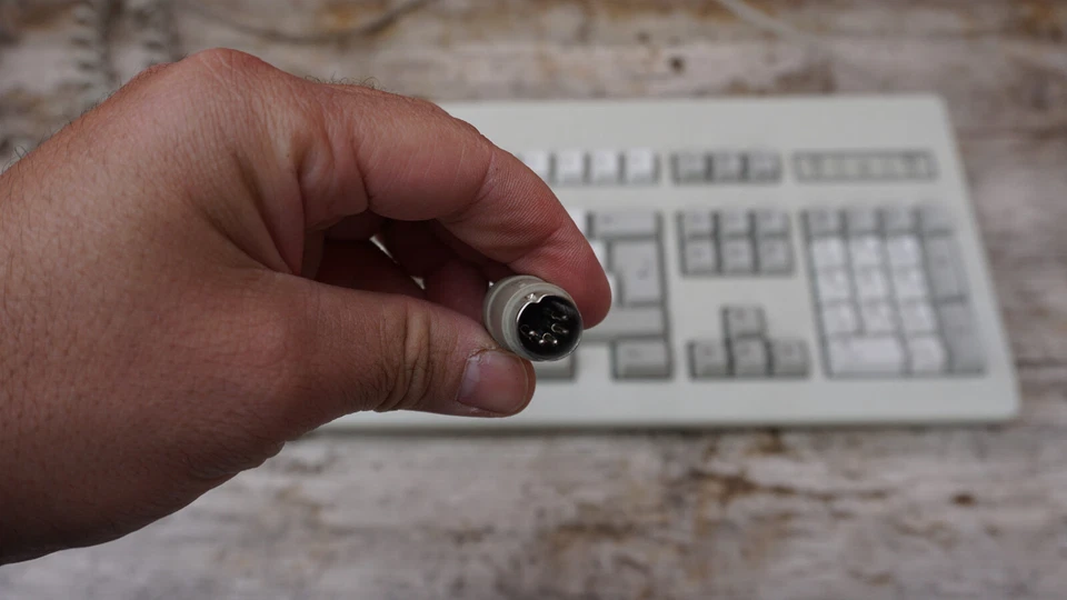 Cherry G81-3079SAD/01 Vintage Tastatur DIN Anschluss Retro Keyboard Deutsch - Bild 2 von 4