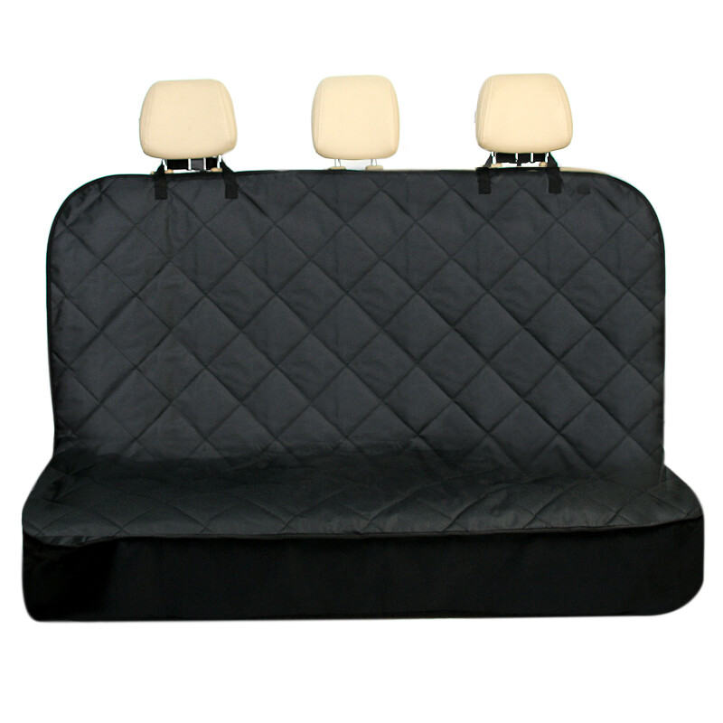 FOR VW LUPO Premium Quilted Pet Dog Car Black Rear Seat Cover