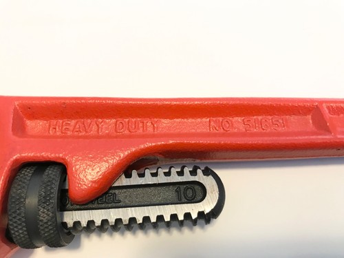 Craftsman USA 10'' Pipe Wrench Heavy Duty 51651 Made In USA πΊπΈ - Picture 5 of 6