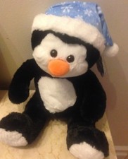 Animal Alley Plush Stuffed Christmas White Soft Pengutn Doll 16"