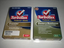 Turbotax 2006 Premier with 2007 Home & Business. New factory sealed boxes.