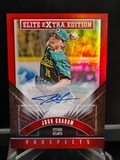Josh Graham RC 2015 Panini Elite Extra Edition AUTO #121 - Atlanta Braves