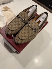 Gucci GG Canvas Horsebit Loafers Ebony – Men’s UK 10.5 – Authentic