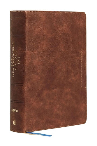 Max Lucado NIV, Библия ободряющих слов от Lucado, Мягкая кожа, для бровей (в кожаном переплете)