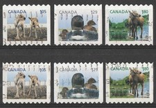 Canada 2012 Baby Wildlife Definitives, Scott #2507-12