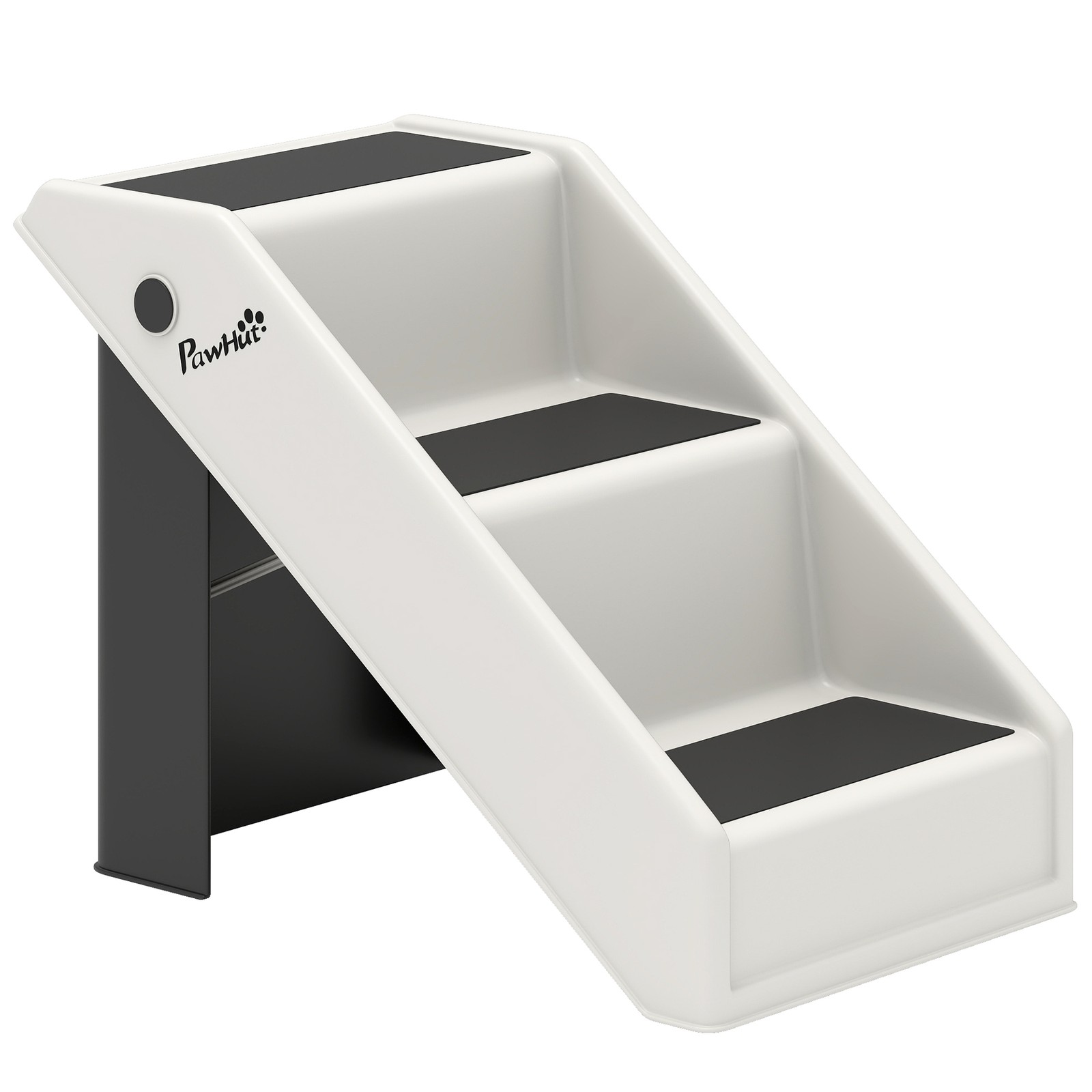 Escalera para Perros Plegable de 3 Peldaños para Mascotas Mayores para Cama Sofá