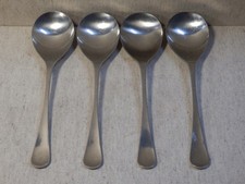 Four Old Hall Alveston Soup Spoons   Robert Welch  Design.