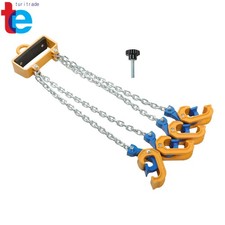 4400 Lbs/2 Ton Chain Drum Lifter G80 4-Leg Lifting Chain for 55 Gallon Drum