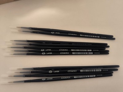 11x Citadel Paint Brush Set for Warhammer 40K - Games Workshop 