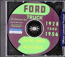 Ford Pickup And Truck Parts Book Cd 1948 1949 1950 1951 1952 1953 1954 1955 1956
