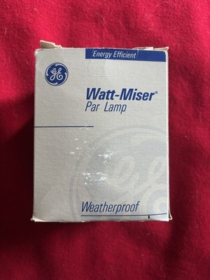 GE Watt-Miser 65W PAR Spot Lamp 130V Weatherproof 75PAR/SP/65WM New
