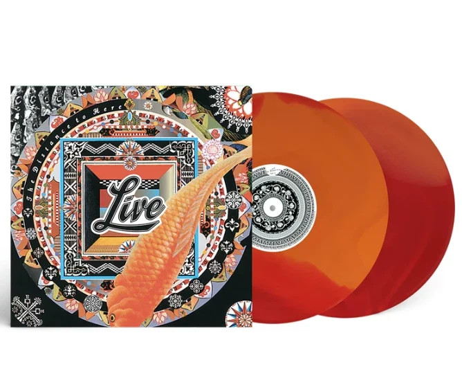 LIVE The Distance to Here + 5 Bonus DELUXE 2 LP on Red & Orange Vinyl NEW/SEALED