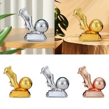 Soccer Trophy Fans Gift Football Boot for Bookshelf Home Decor Party Favors