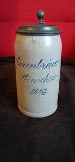 Alter Bierkrug Brauerei Löwenbräu München 1L