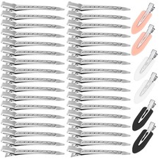 40 Pcs Hair Clips Women Styling, Alligator Metal Hair Clips, Hair Pin Curl Ro...