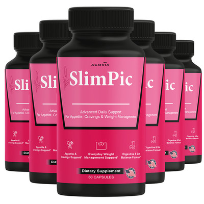 (6 Pack) Slimpic Advanced Energy & Fitness Formula VItamin Slim Pic Capsules
