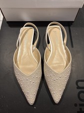 Betsey Johnson SB Vance Slingback 9M Pearl