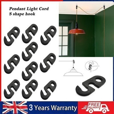 Pendelleuchte Haken Swag Lampe Kordel S Haken Kunststoff Zugentlastung Deckenhaken DIY