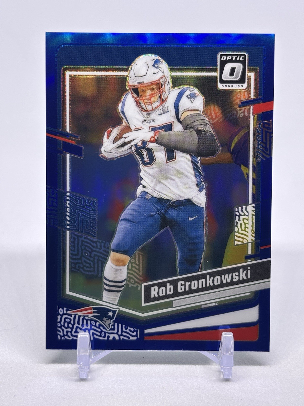2023 Panini Donruss Optic - Rob Gronkowski #132 Blue Prizm /199