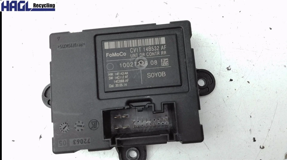 Centralina Alzacristalli (Porte Posteriore) SX CV1T14B532AF Ford B-Max 1.0 - Immagine 2 di 3