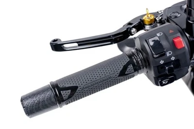 Poignées Puig Radikal pour Honda CBR1000F, CBR600F Année 1982 - 2026 - Noir - Photo 1/2