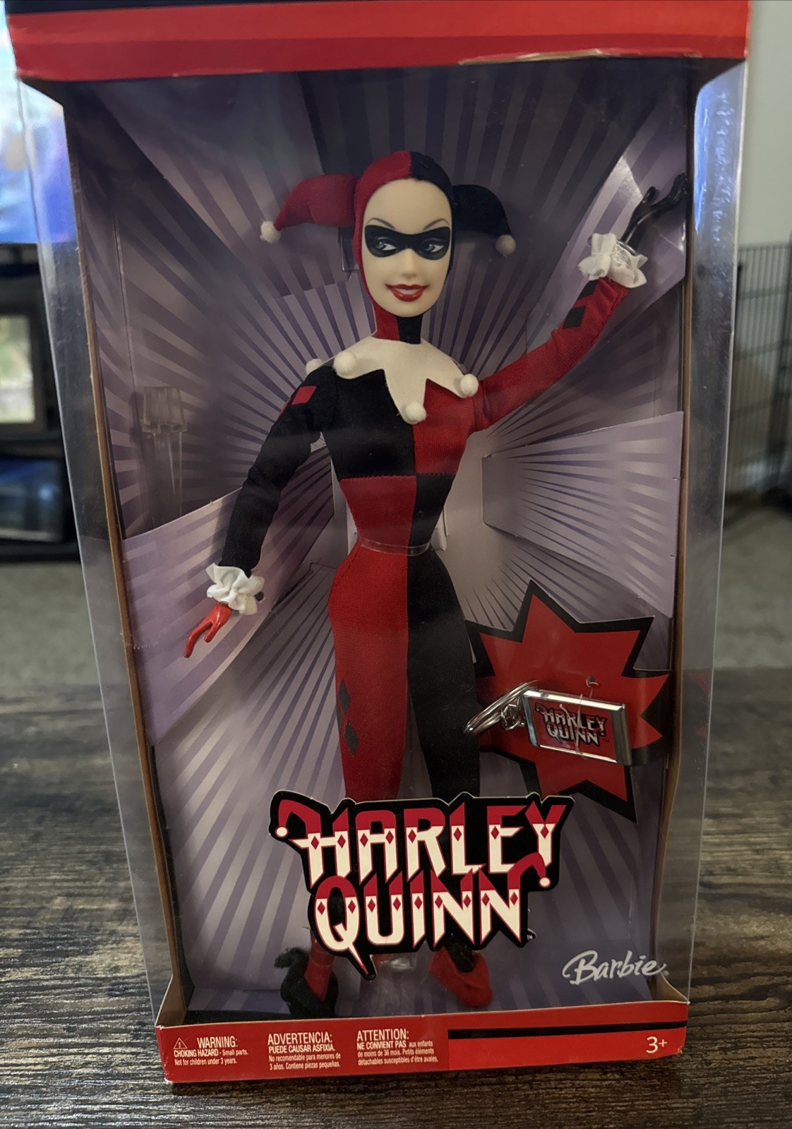 DC Comics Barbie as Harley Quinn Doll 2005 Mattel Item No H7616 NEW NIB 