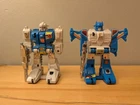 Transformers G1 Topspin & Twin Twist Jumpstarters 1984 Hasbro Complete