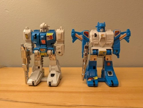 Transformers G1 Topspin & Twin Twist Jumpstarters 1984 Hasbro Complete