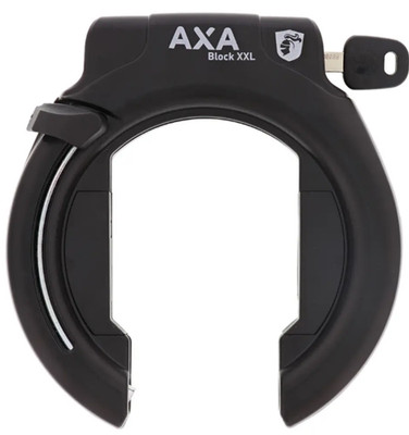 Rahmenschloss Axa Block XXL - schwarz - herausnehmbarer Schlüssel - Verkaufsv...
