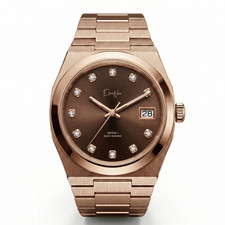 Élan Noir Série I Rose/Brown 36mm Automatic...