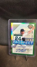 2024 Panini Prospect Edition - Lael Lockhart Jr. #167 Green Prizm Signatures...